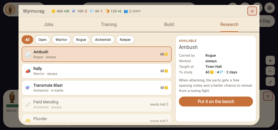 Skill research